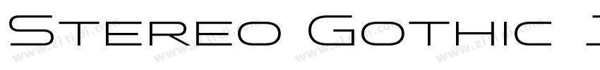Stereo Gothic 150字体转换 Stereo Gothic 150字体转换
